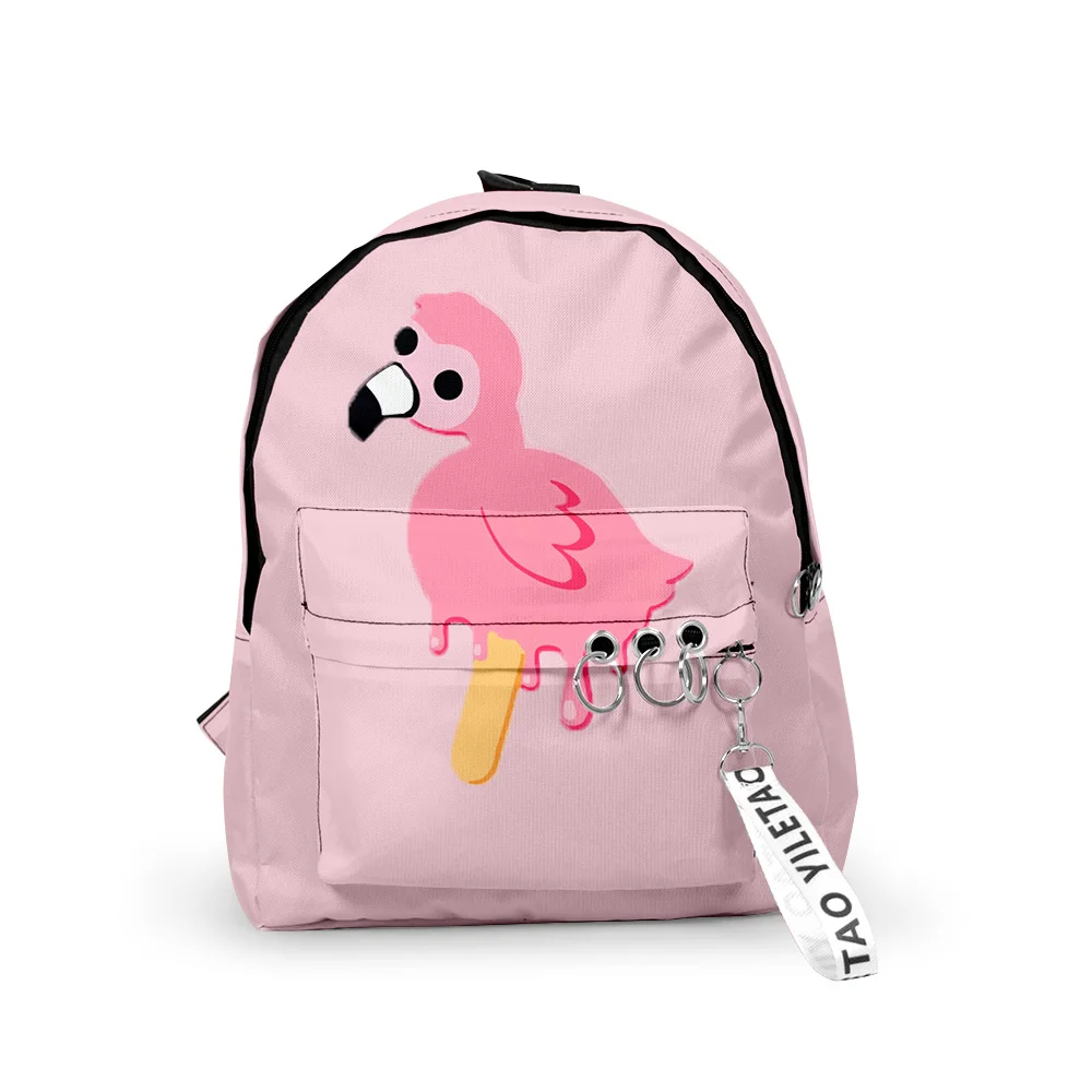 

Простой рюкзак на молнии с фламинго, Сакура