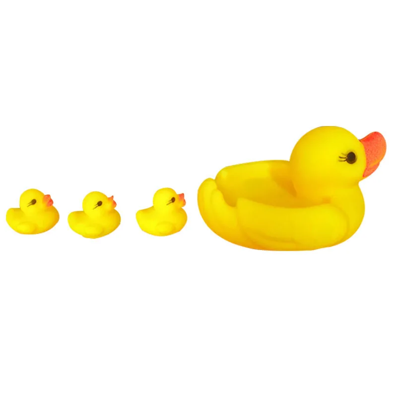 

Squeeze a Voice Swimming or Bathing Duck Mini Toys Intelligence Development Emotional Visual Crawling Cultivation Baby Gift