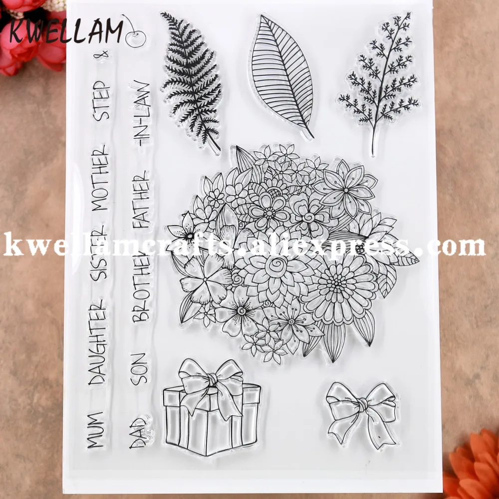 Цветочные листья Подарочная коробка для матери отца брата сестры альбом