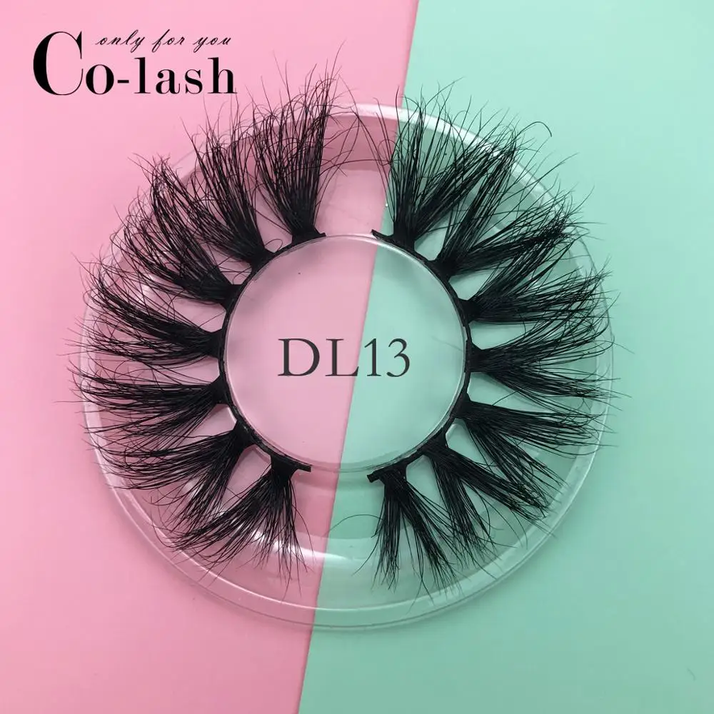 Индивидуальная коробка норковые ресницы Colash толстые супер длинные накладные