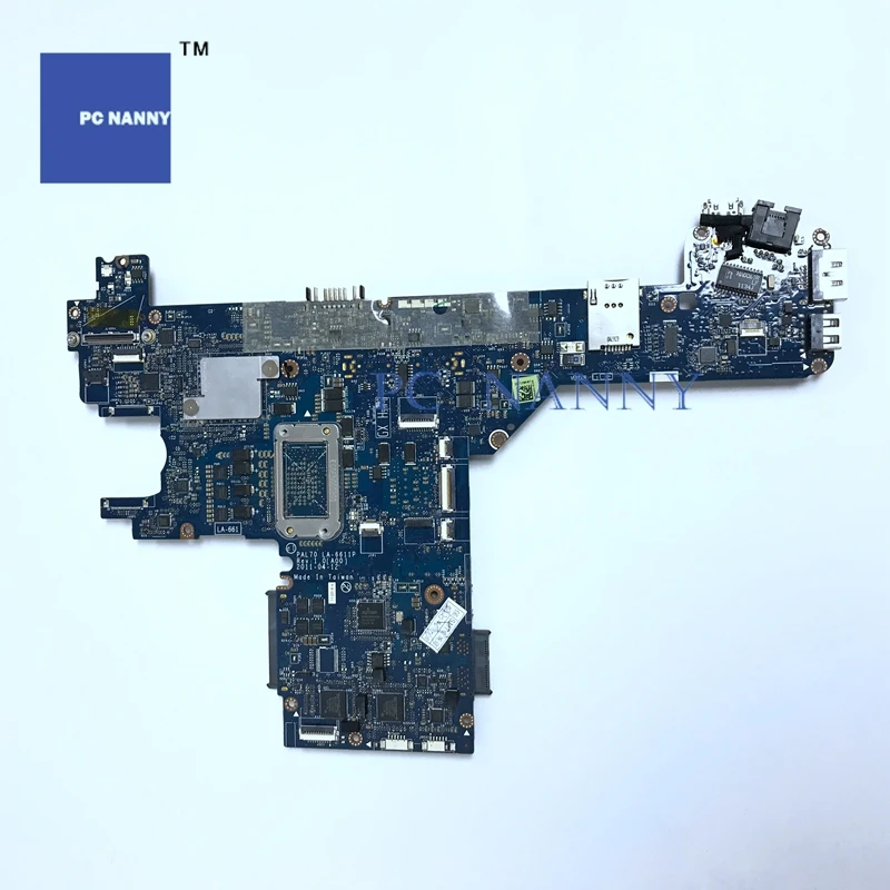 Материнская плата PANANNY 0GD76D GD76D TXVMX 0TXVMX LA-6611P для ноутбука DELL LATITUDE E6320 i5-2520M DDR3