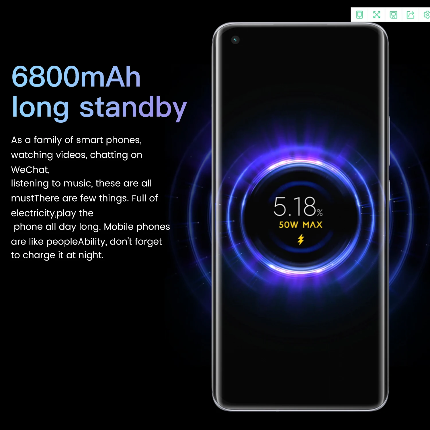 

Xiao M11 Pro Snapdragon 888 Smartphones Global Version 7.3" 6800Mah Dual SIM 5G Deca Core Android 11.0 16GB RAM 512GB ROM 64MP