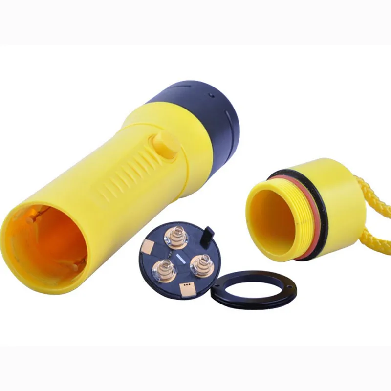 XML T6 светодиодный фонарик для подводного плавания водонепроницаемый 100 метров