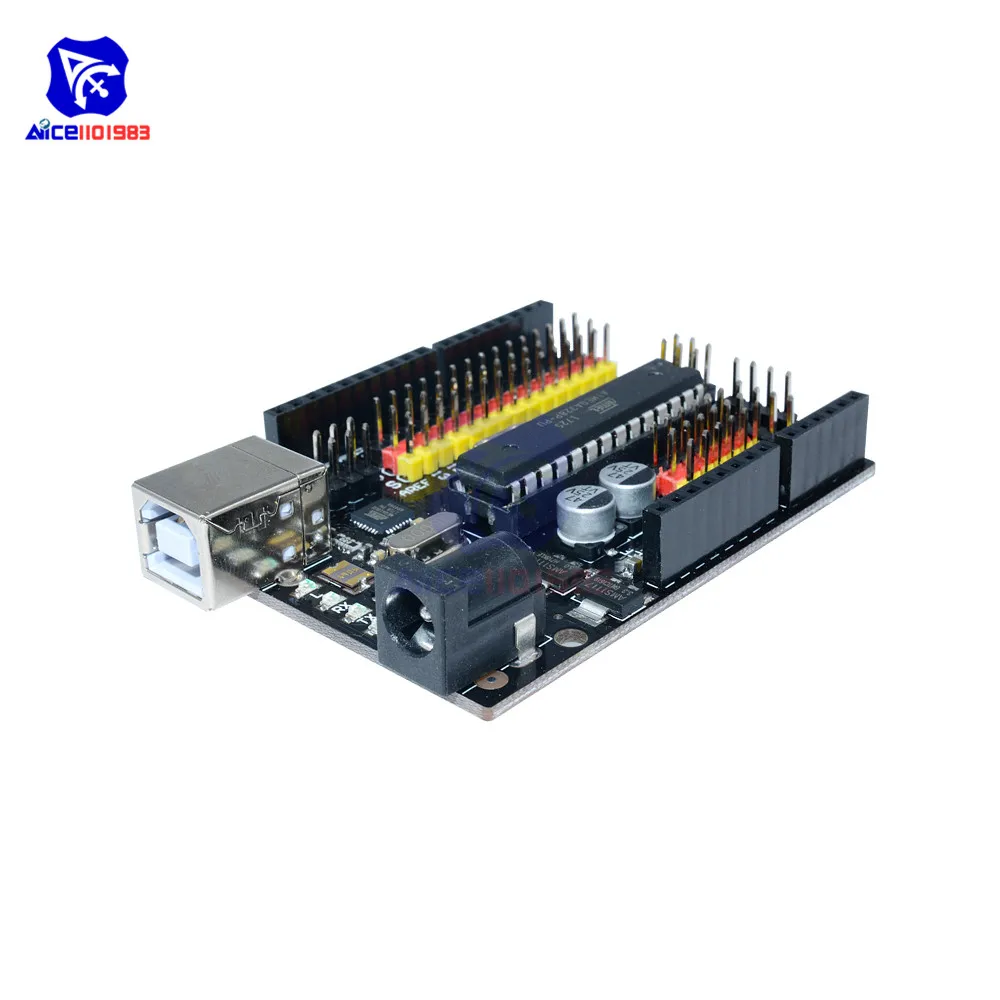 Diymore серия DM UNO R3 PLUS Atmega328P Atmega16u2 Плата расширения микроконтроллер SPI IIC для Arduino|uno r3