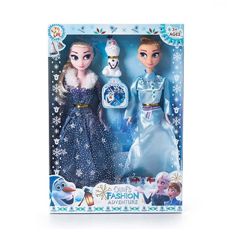 

30cm Disney Frozen anime figure Princess Elsa Anna animes figures doll toys for girls Birthday Gift for Christmas gifts