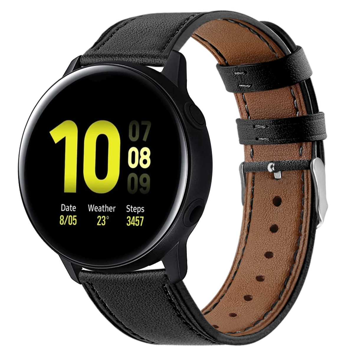 Для samsung Galaxy Watch Active 2 кожаный ремешок 20 мм высококлассный верхний слой из натуральной кожи дышащий сменный Браслет