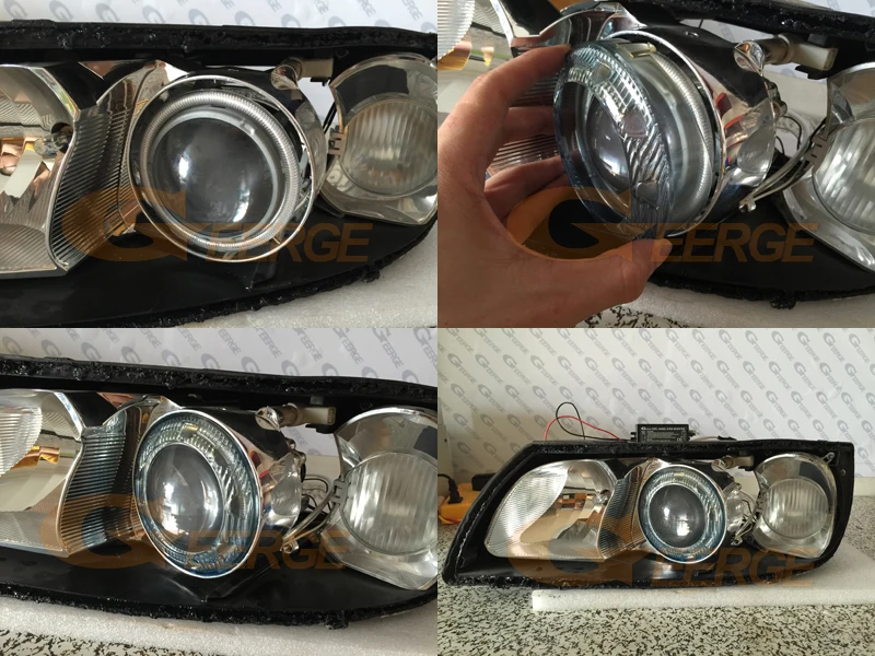 Для Volvo C30 2006 2007 2008 2009 предлицевая сторона отличные ультра яркие CCFL ангельские