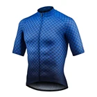 Трикотажное летнее синее мужское трикотажное платье с коротким рукавом для езды на велосипеде