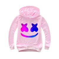 2 16y music dj smile face hoodie kids hip hop fashion streetwear boys sweatshirts toddler girls hoodies children casual clothes