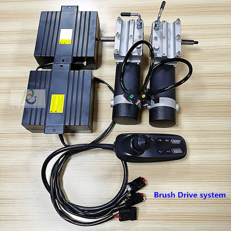 

Робот-каталка для инвалидной коляски с электромагнитным тормозом, контроллером и батареей