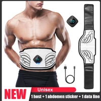 electronic abs toning training belt ems abdominal trainer waist trimmer muscle stimulator ab fitness equiment for men women