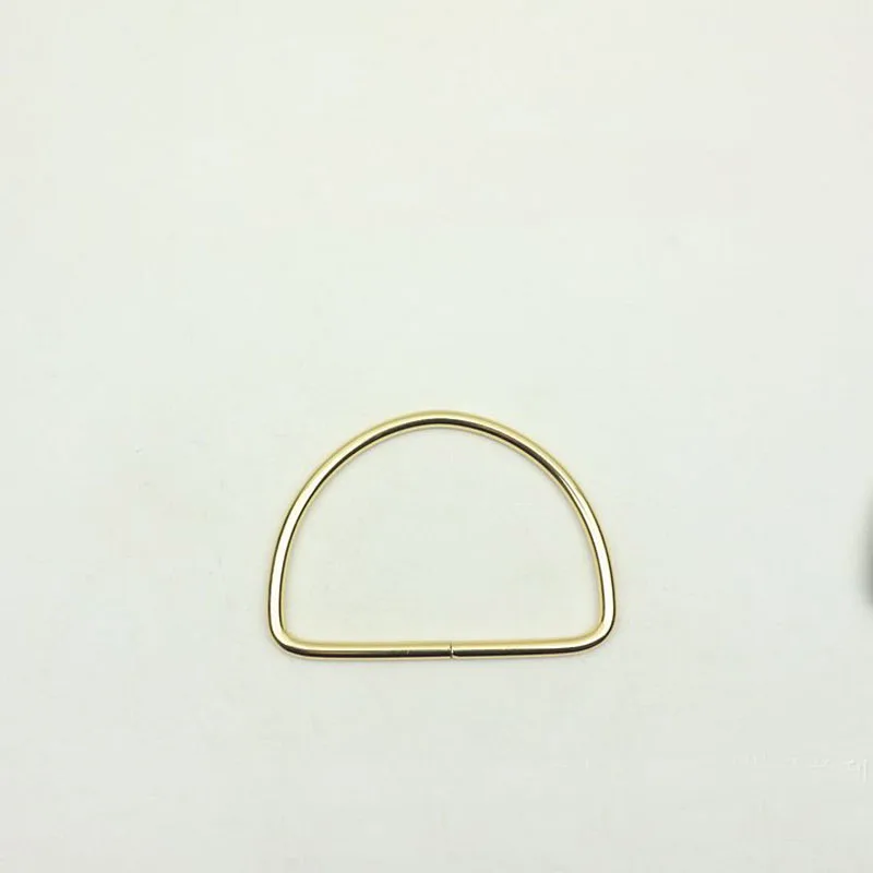10Pcs Small D Ring Metal Bag Handles Buckles for Women Handbag Purse Harf Round Decoration Handle Connector DIY Bags Accessory