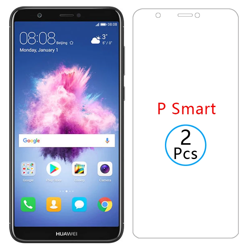 

protective glass for huawei p smart screen protector tempered glas on psmart smar smat samrt film huawey huwei hawei huawi huawe