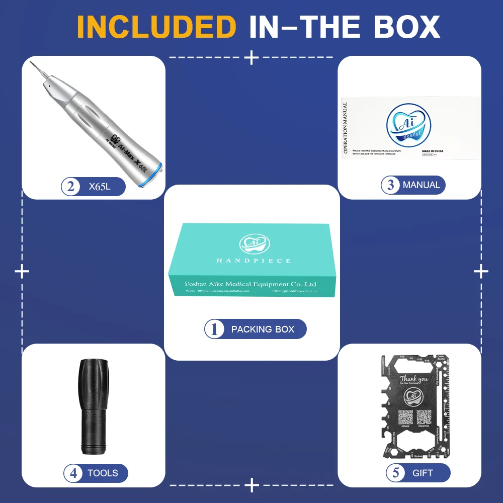 

1:1 led fiber light straight surgical electric motor handpiece dental tooth inner water spray optical instrument