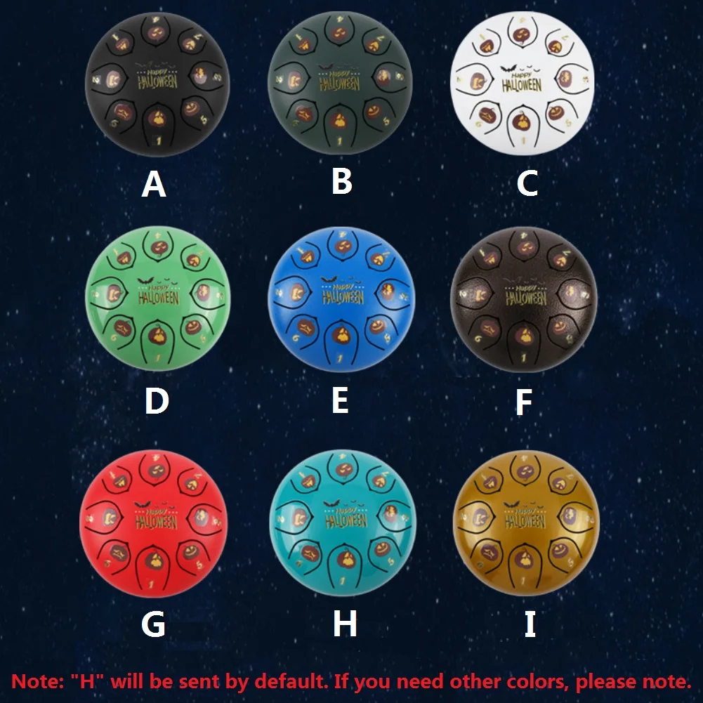 Миниатюрный стальной барабан для языка 6 дюймов 8 тонов медитации йоги