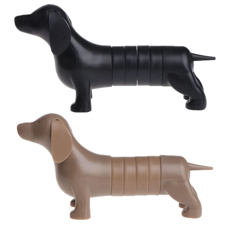 

Fridge Magnet Removable Stickers Magnetic Cartoon Dog Dachshund Tip Card Message