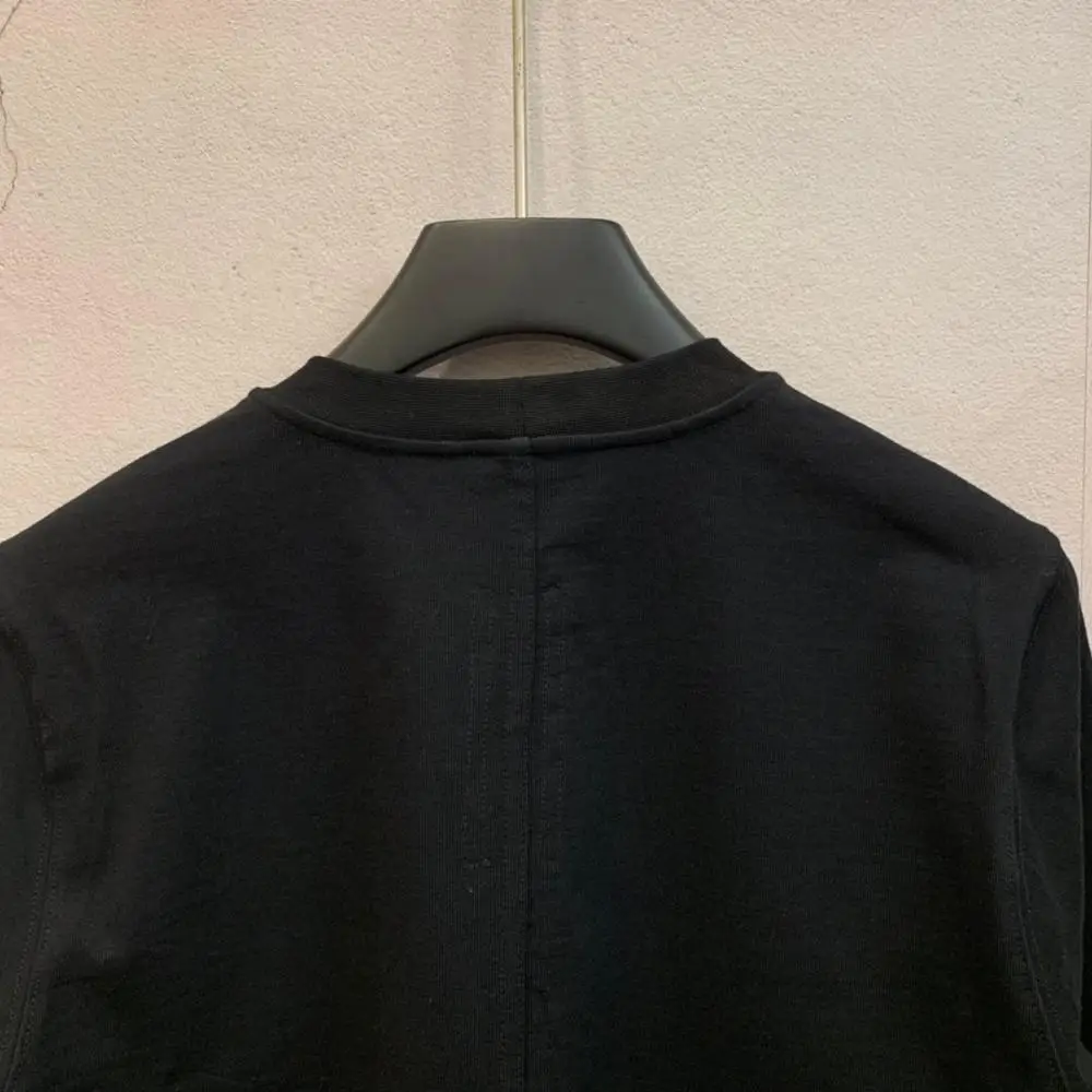 19ss Owen seak, мужские хлопковые Толстовки, Толстовки, готический стиль, большие размеры, Мужская одежда, Осенние однотонные черные толстовки, облегающие толстовки
