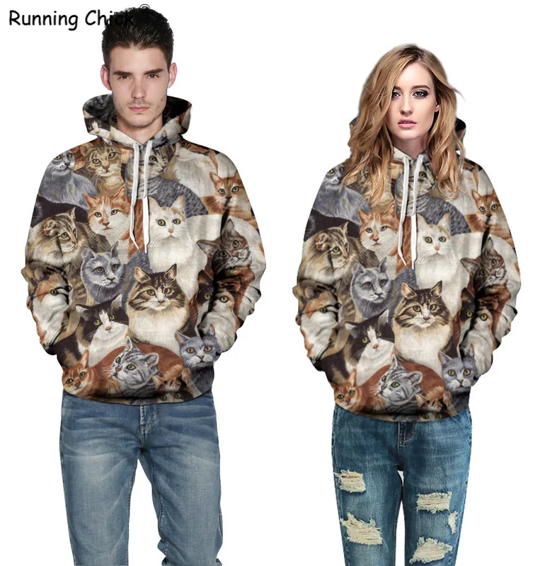 Бегущая цыпленок 3D звезда кошки цифровая печать шляпа одежда импортные товары