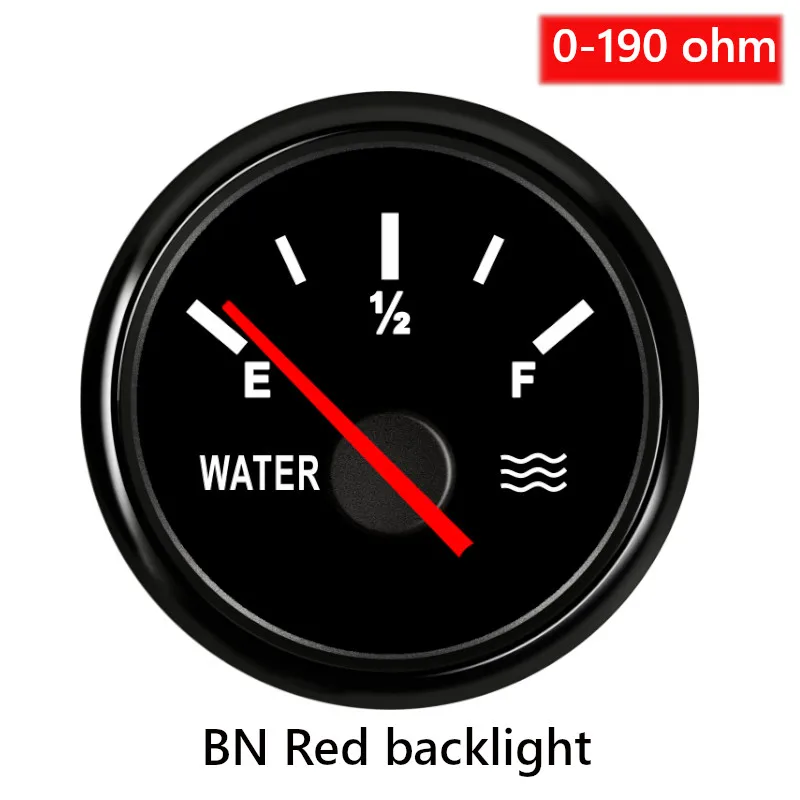 Индивидуальный цифровой датчик уровня топлива 52 мм для датчика уровня топлива 0-190 Ом, датчик уровня воды, подходит для морской лодки, яхты, автомобиля