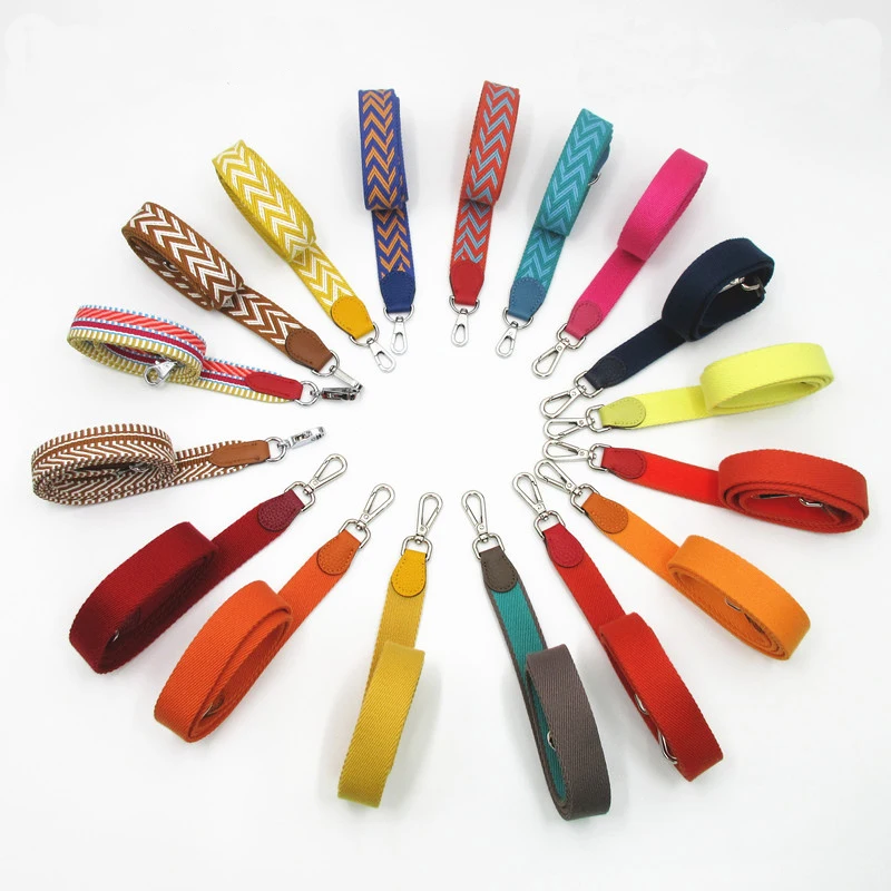 Тканевая женская сумка с широким ремнем из парусины + кожаные женские Наплечные