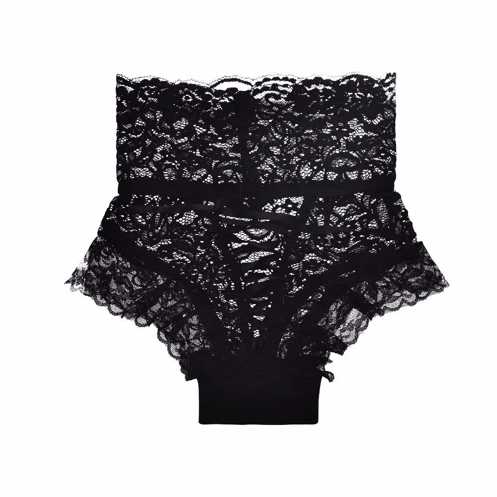 

2021Sexy Lace Underwear Women Fashion High-Rise Ladies Thongs and G Strings Straps Hollow G-String Panties Imitation Lingerie