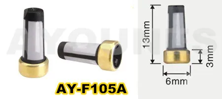 Фильтр топливной форсунки 13*6 мм для GMC Chevrolet Cadillac 4.8L 5.3L 6.0L 100 FJ31(AY-F105A) 17113553 шт. |