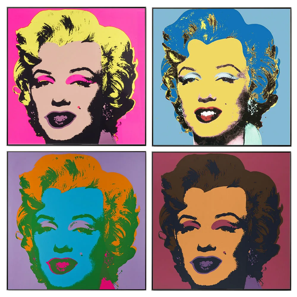 

Marilyn Monroe Sexy Women Posters and Prints Andy Warhol Art Painting Wall Picture Art for Living Room Home Cuadros