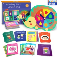 toddler games hedgehog board cards preschool early education montessori toys family party game for kids age 2 3 4 years old