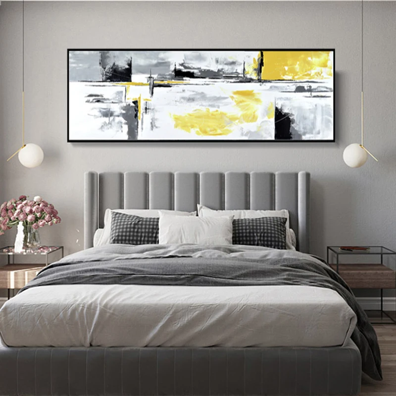 Абстрактная живопись большого размера на холсте рисунок стену картины для