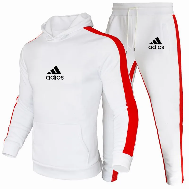 

2021 Hoodies And Pants Two Piece Set Jogging Male Men's Tracksuit Sweatshirts Hip Hop Streetwear Fasion Men's Clothing S-3XL