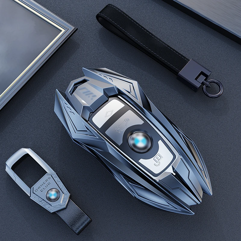 

Zinc Alloy Car Remote Key Cover Case Key Shell For BMW X1 X3 X4 X5 X6 Series 1 2 3 4 5 7 320i 530i 550i Car Styling Accessories