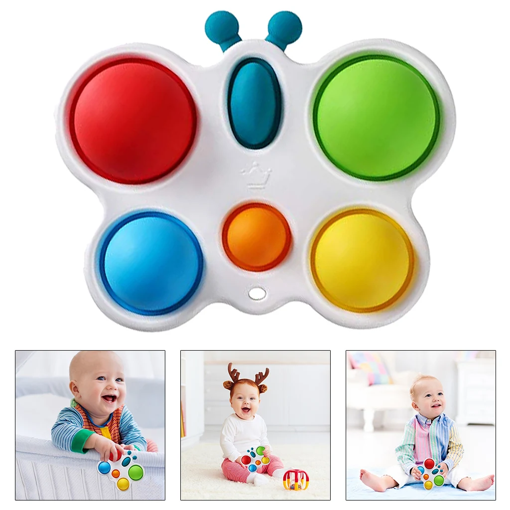 Juguete sensorial para beb&eacute;s, tablero de presi&oacute;n Simple-3