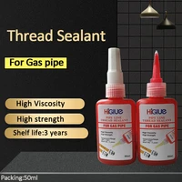 high strength anaerobic thread sealant for gas pipe gas sealing adhesive 50ml 1pc bottle
