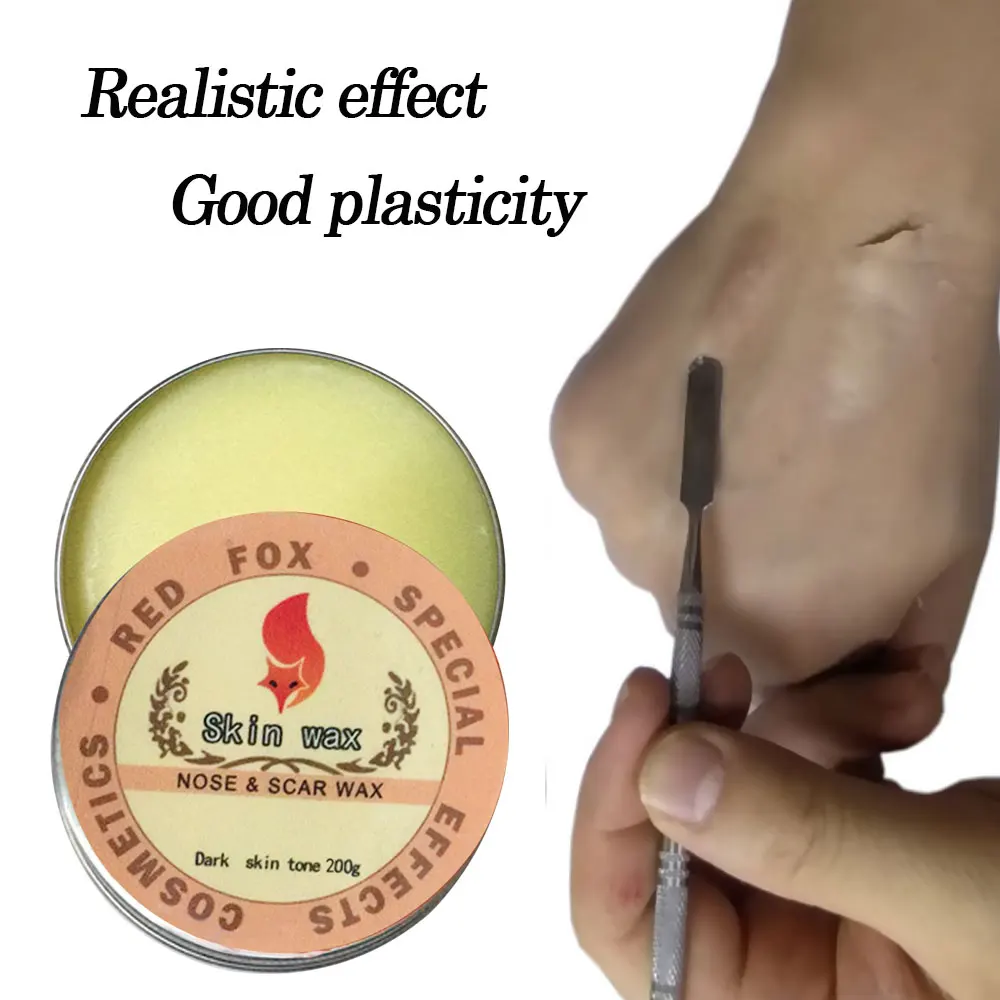 Шрам для лица и носа воск макияжа темные тона кожи косплей специальный эффект