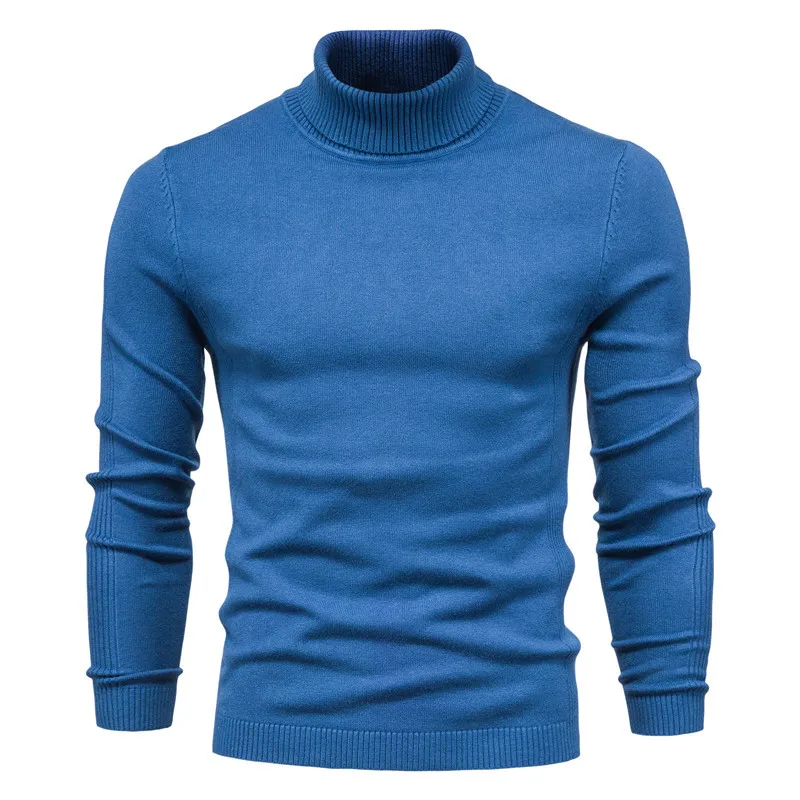 

New Arrivals Fashion High Neck Men's Casual Sweater Pullover Slim Charm Masculine Wear