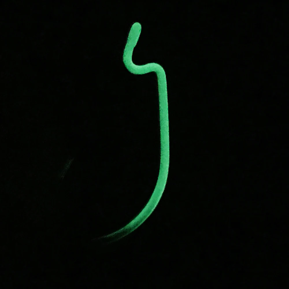 

40pcs High Carbon Steel Luminous Fishing Hook 2#1#1/0#2/0#3/0#4/0# Fishhooks Durable Barbed Hook Fishing Tackle