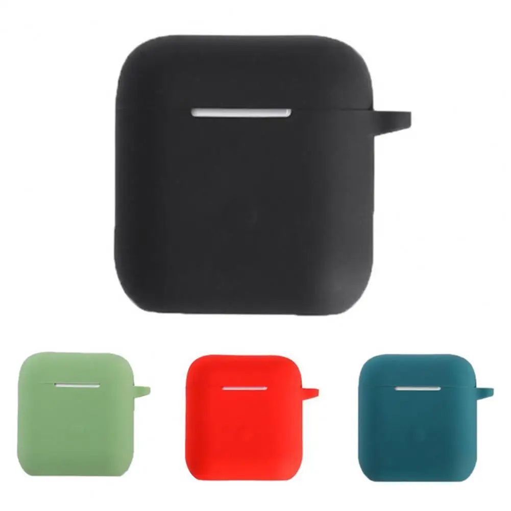 

Противоударный мягкий силиконовый защитный чехол для QCY T8, чехол для беспроводных Bluetooth наушников, противоударный чехол с защитой от падени...