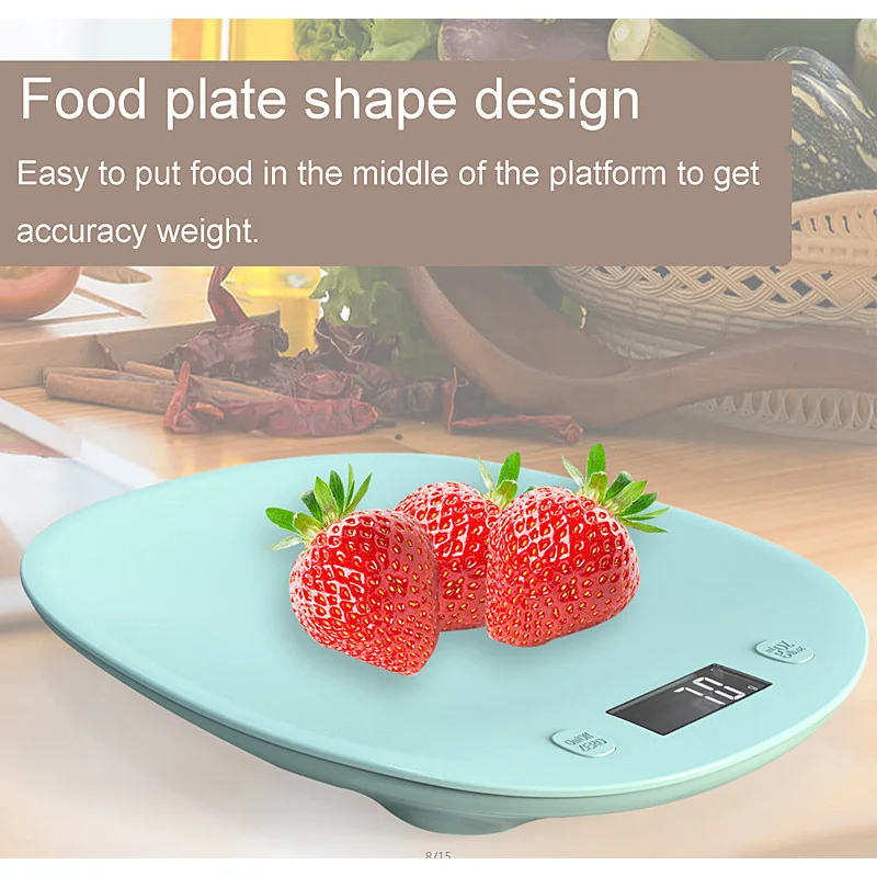 

10KG / 1G Baking Scale Electronic Kitchen Scale Electronic Scale Weighing Cooking Tool For Food Weight Measurement Весыкухонные