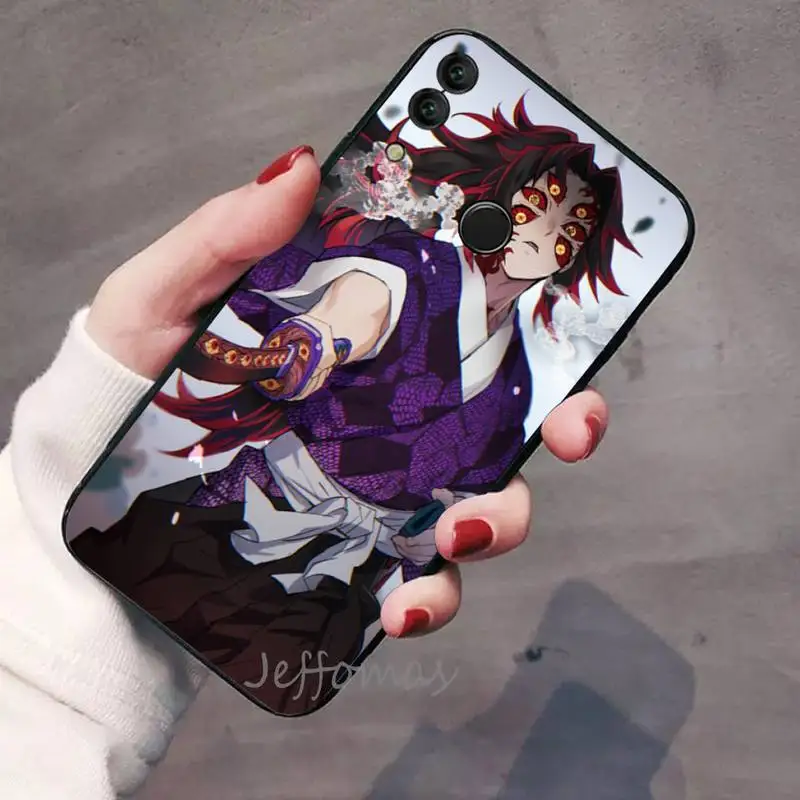

Anime Demon Slayer Kimetsu no Yaiba Phone Case For Huawei Honor view 7a5.45inch 7c5.7inch 8x 8a 8c 9 9x 10 20 10i 20i lite pro