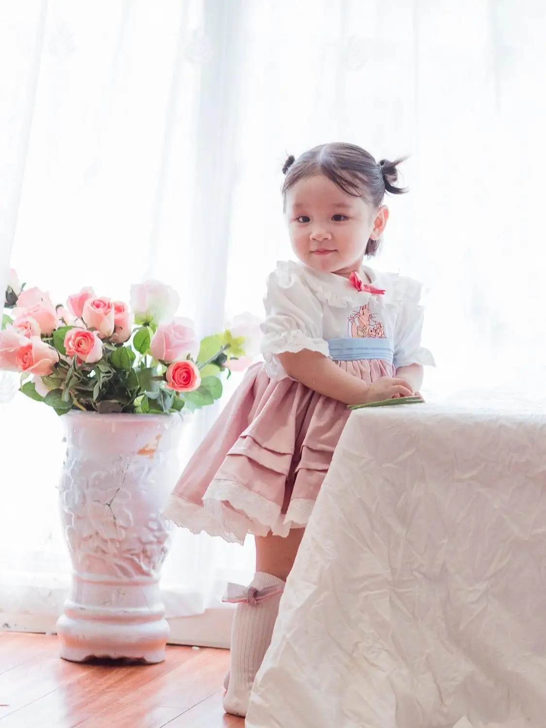 Женское летнее осеннее платье в виде розового кролика | Детская одежда и обувь