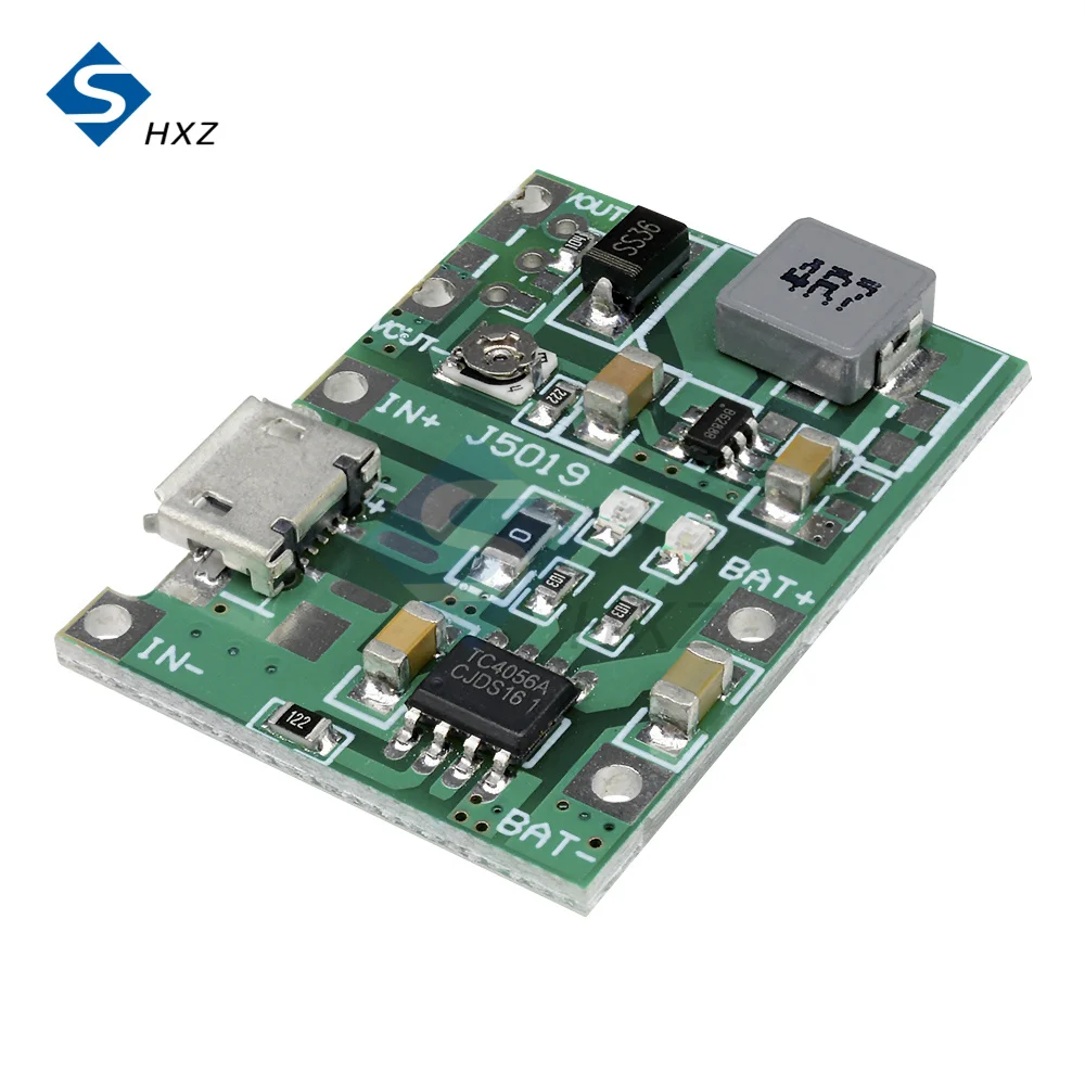 

Lithium-ion Battery Adjustable Step Up 18650 3.7V 4.2V Battery Charger Board DC-DC Boost Boost Module Integrated Circuit