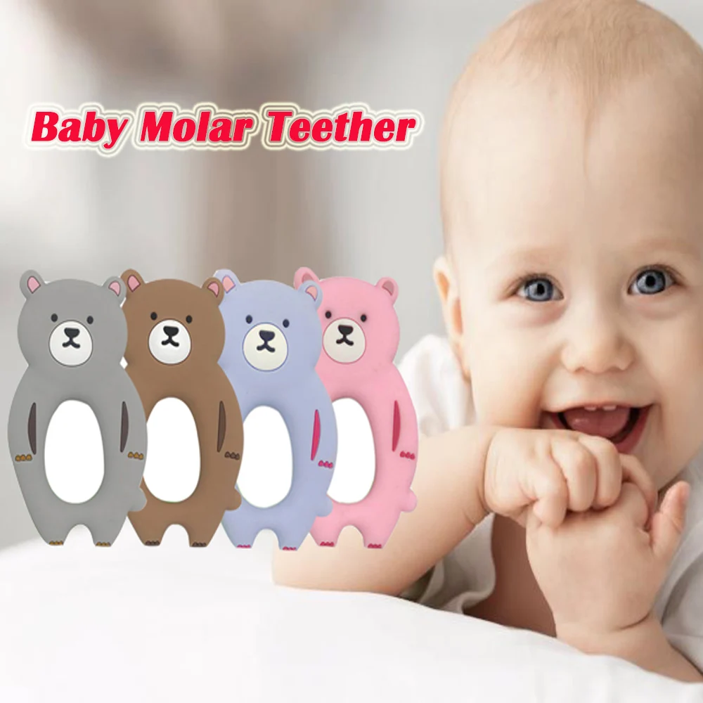 Детские Силиконовые Прорезыватели BPA бесплатно Прорезыватель зубов животные