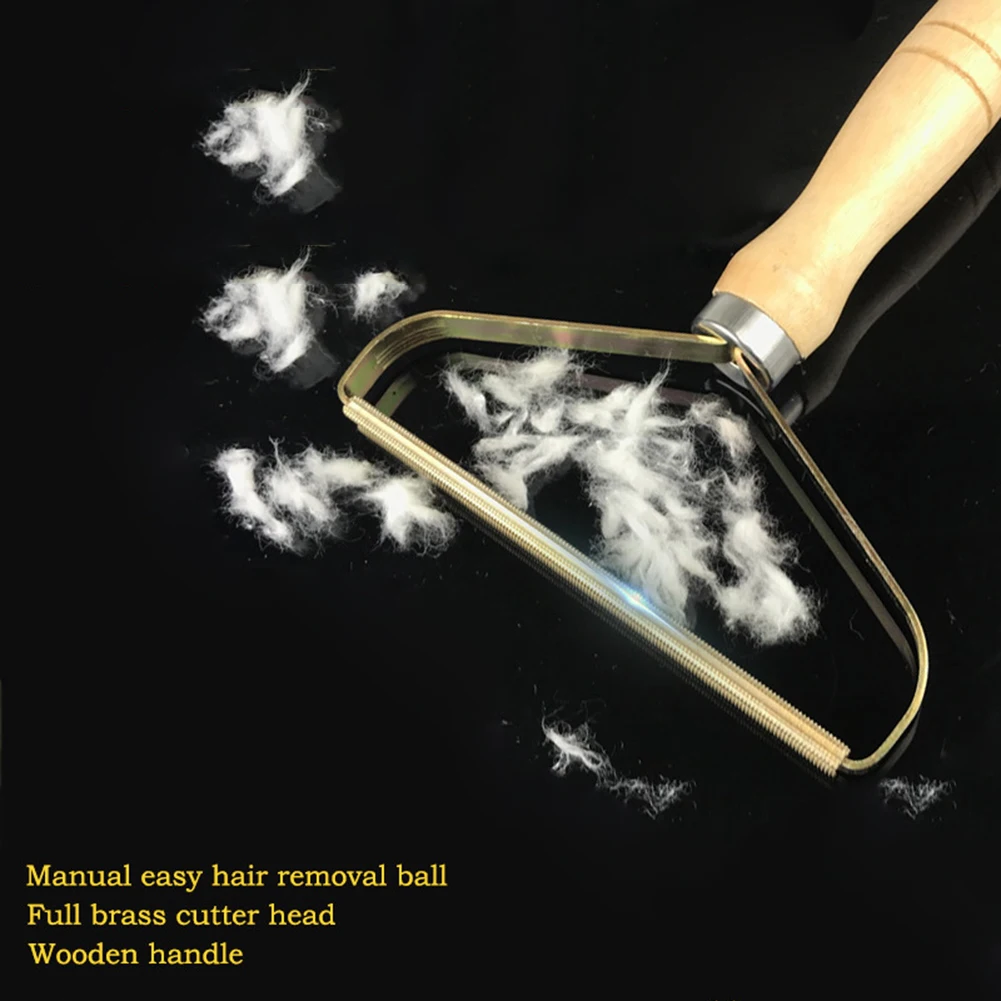 Бритья шариковый триммер переносное средство для удаления ворса деревянный уход