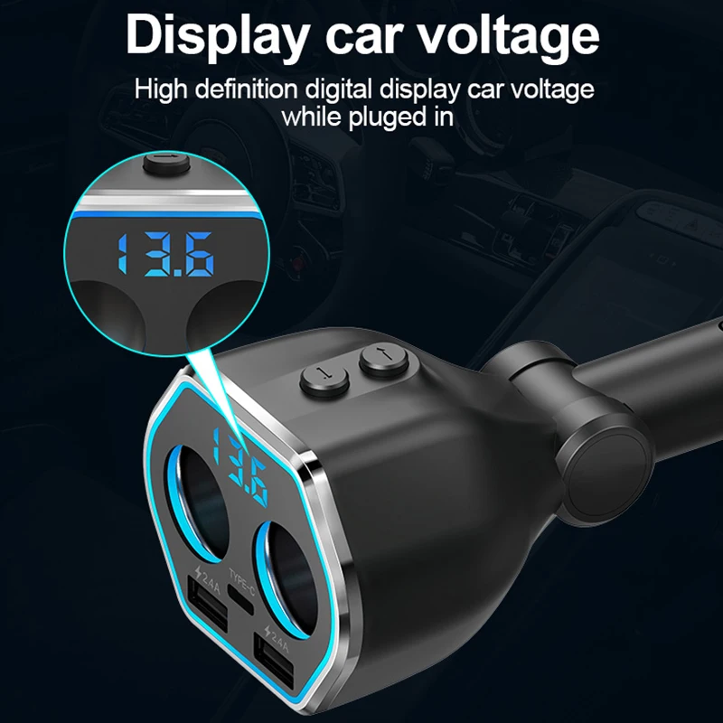 CDEN Быстрая зарядка 3 0 USB Автомобильное зарядное устройство для iPhone QC3.0 QC Type C PD