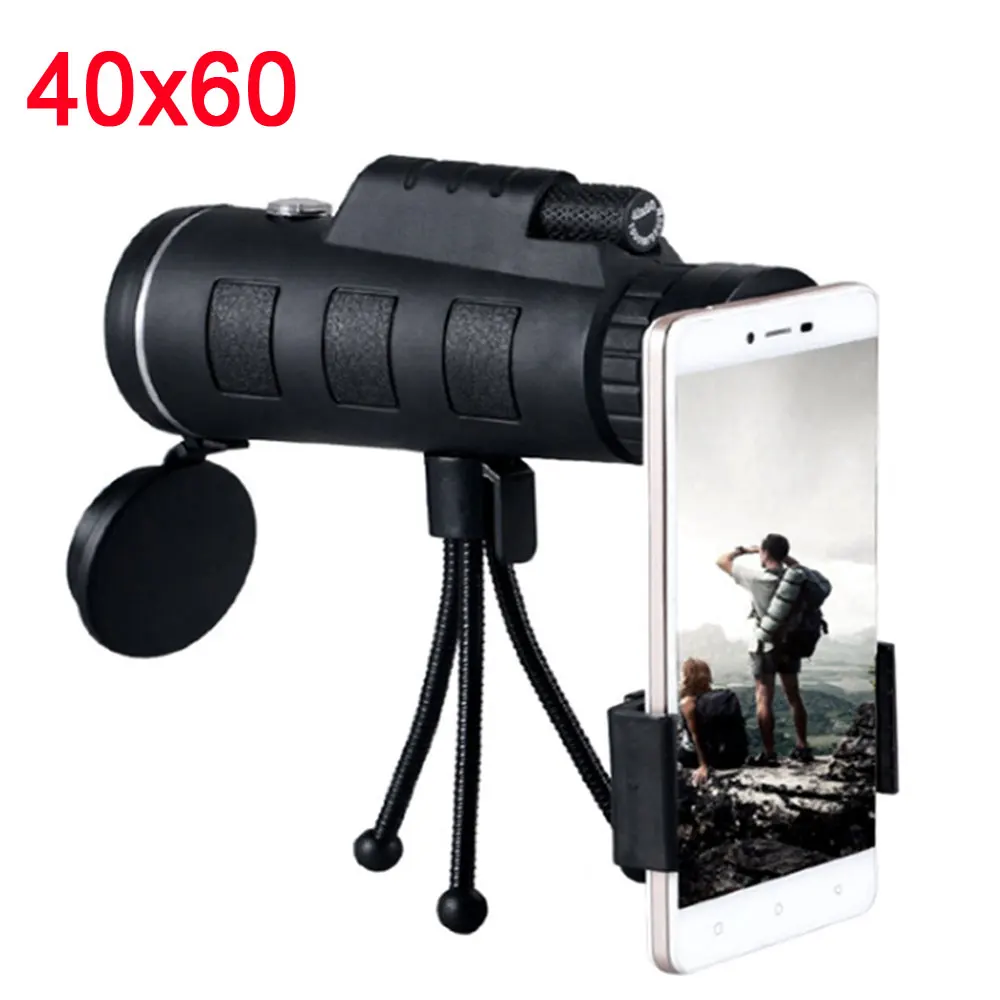 

Powerful Telescopes 40x60 Night Vision Monoculars Zoom Optical Spyglass Monocle for Tourism Sniper Hunting Rifle Spotting Sco