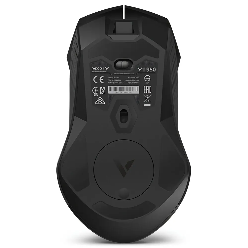 VT950 Gaming Mouse Wired + 2.4G Wireless Rechargeable Mouse 16000DPI 7 Buttons Optical Gaming Mouse for Computer PC Gamer
