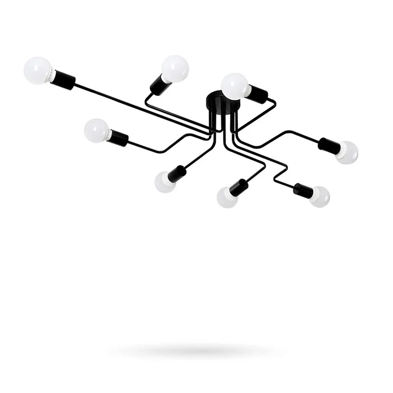 Lámpara de techo Vintage para comedor, lámparas de habitación, Loft, cocina, decoración Industrial para Bar y restaurante, Lustre Retro Para salón y hogar