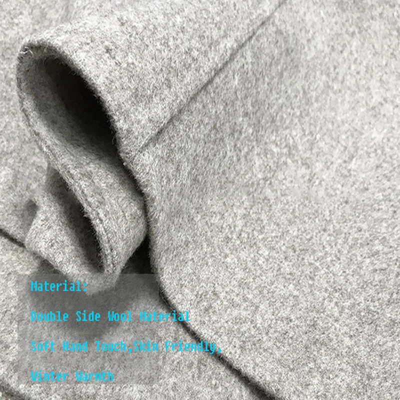 Горячая Распродажа реальные Шерстяное пальто с натуральный Лисий меховой