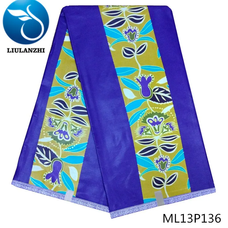 

LIULANZHI Ankara wax fabrics 2020 Latest printing african wax fabric for dress 6yards cotton batik fabric ML13P131-ML13P150