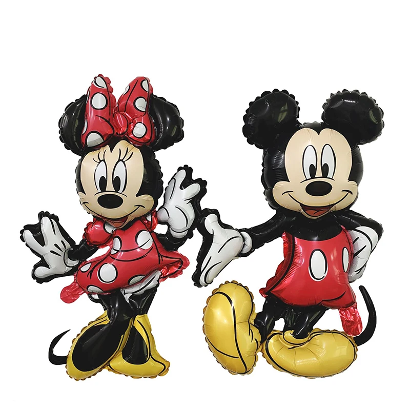 1 шт. воздушный шар из фольги с изображением Микки и Минни Маус для дня рождения, детские украшения для дня рождения, Классические игрушки в подарок
